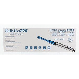 BaByliss PRO Nano Titanium Reverse Taper Wand BNTWRTUC – NEW